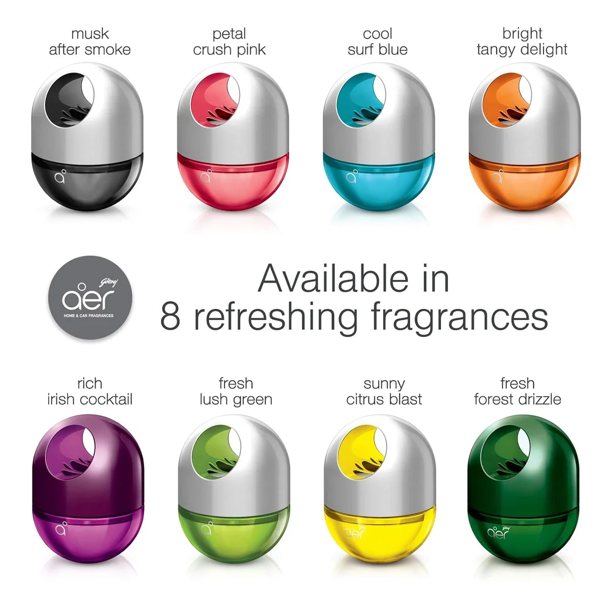 Godrej aer twist, Car Air Freshener - Fresh Lush Green (45g) image 3