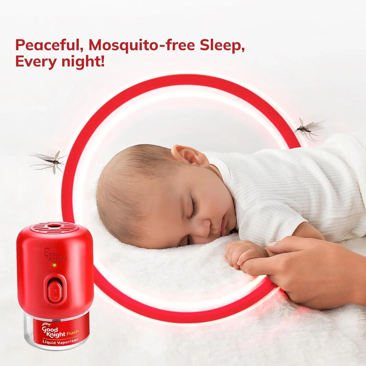 Good Knight Flash Liquid Vaporiser | Machine + Refill Combo Pack image 6