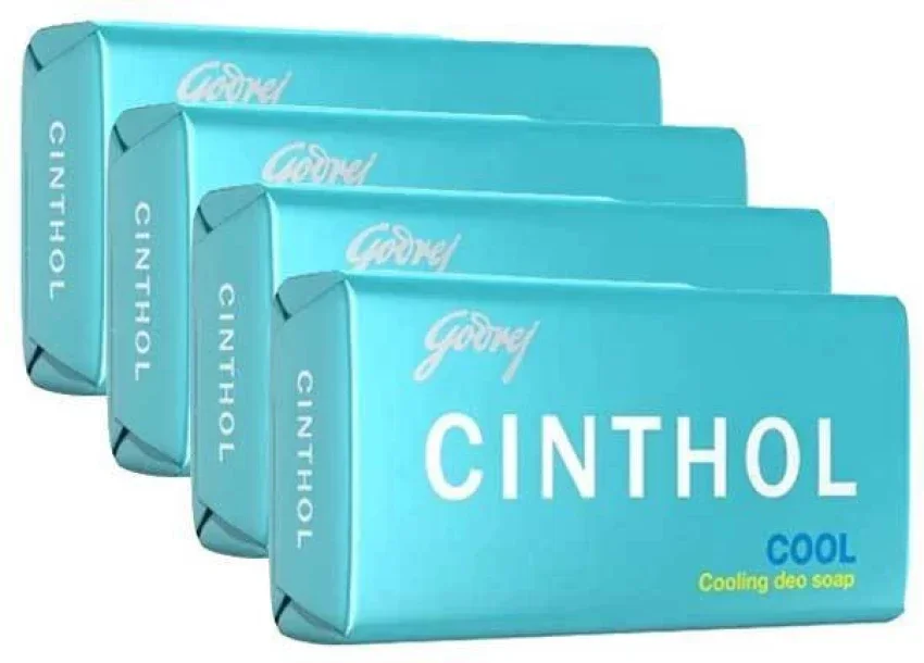 Cinthol Cool Bath Soap - 100g Buy 3 Get 1 Free | Grade 1 Bathing Soap