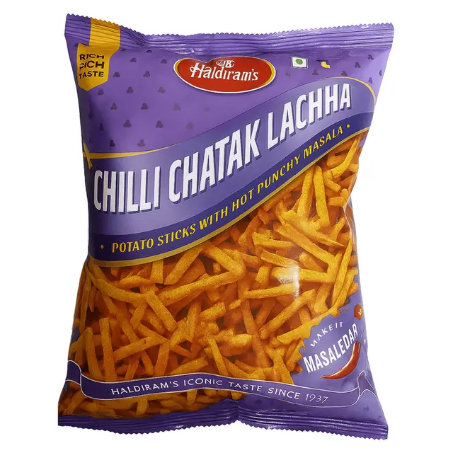 Haldiram's Chilli Chatak Lachha, 200 Gm