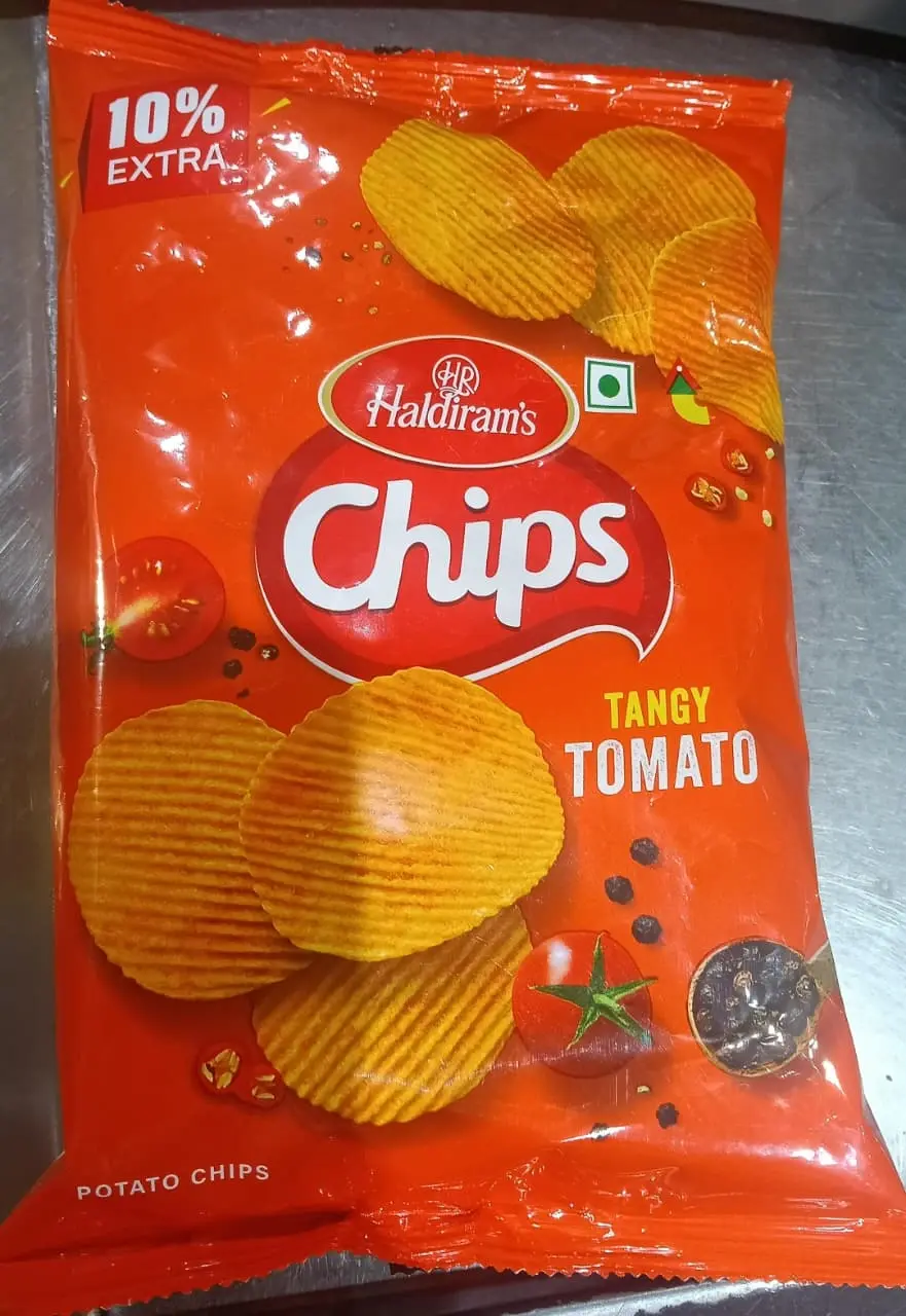   Haldiram's Chips Tangy Tomato | Spiced Potato Chips 58g
