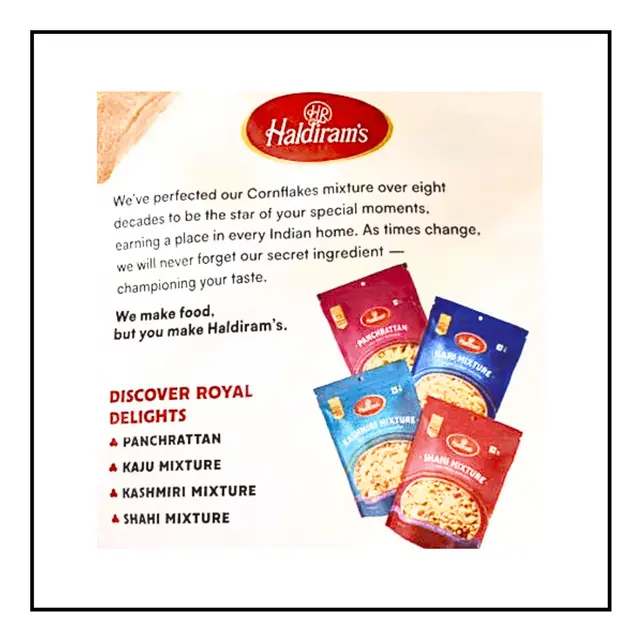 Haldiram's Cornflake Mixture Namkeen, 200gm, Crispy Crunchy Namkeen image 6