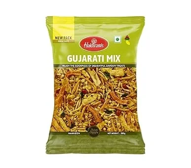 Haldiram's Gujarati Mix, a spicy and sweet Gujarati namkeen, 200gm