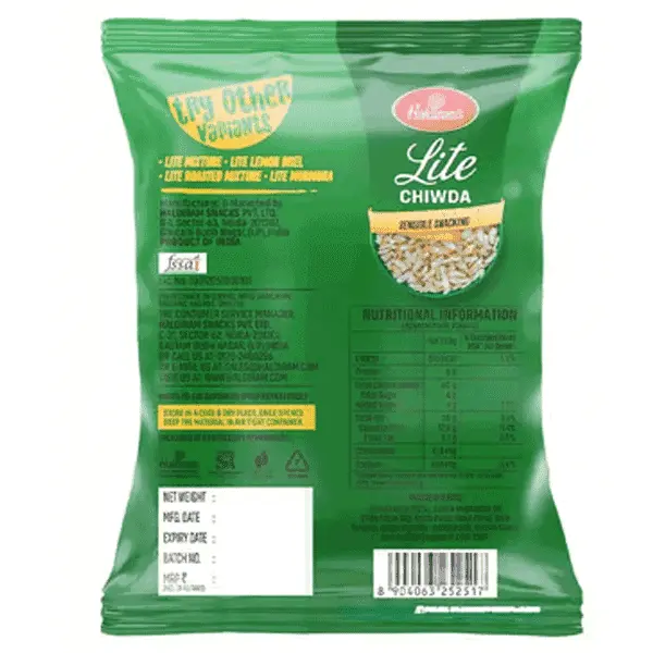 Haldiram's Lite Chiwda - Namkeen, 150g (Weight May Vary) image 4