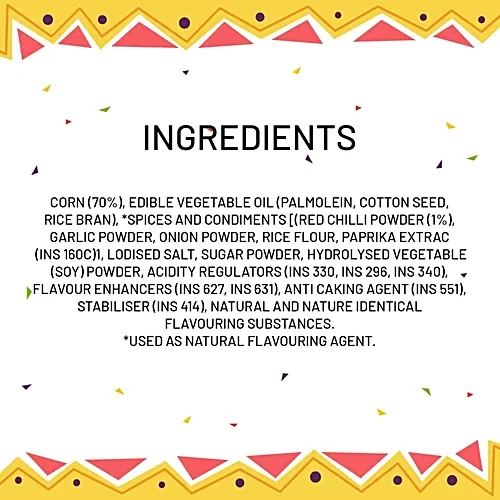  Haldiram's Mexilla Flamin' Hot Sizzling Spicy Tortilla Chips, 79 g image 3