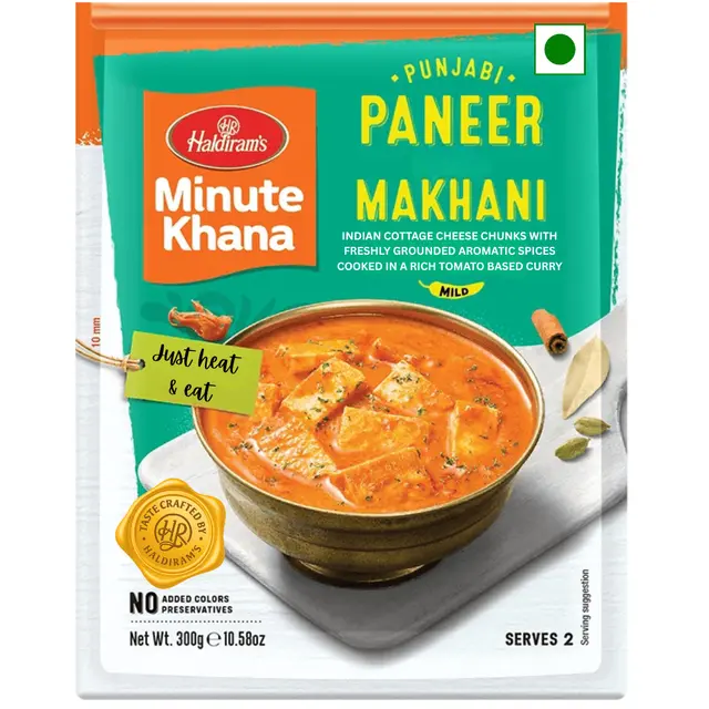 Haldiram's Minute Khana Punjabi Paneer Makhani 300 gm
