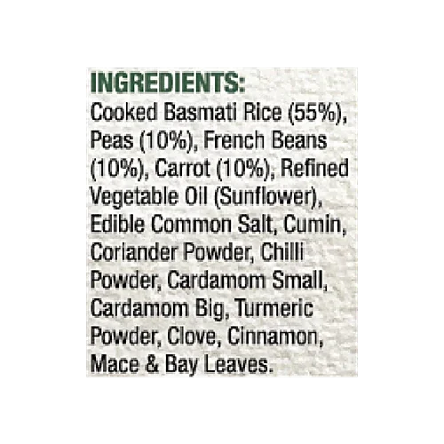 Haldiram's Minute Khana  Ready To Eat Vegetable Pulao, 200g image 3