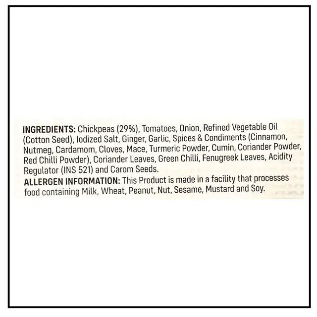 Haldiram's Ready to Eat Special Punjabi Choley, 300Gm image 2