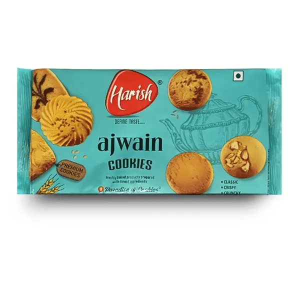  Harish ajwain cookies 400 gm,Premium Cookies,Classic,Crispy,Crunchy. image 2