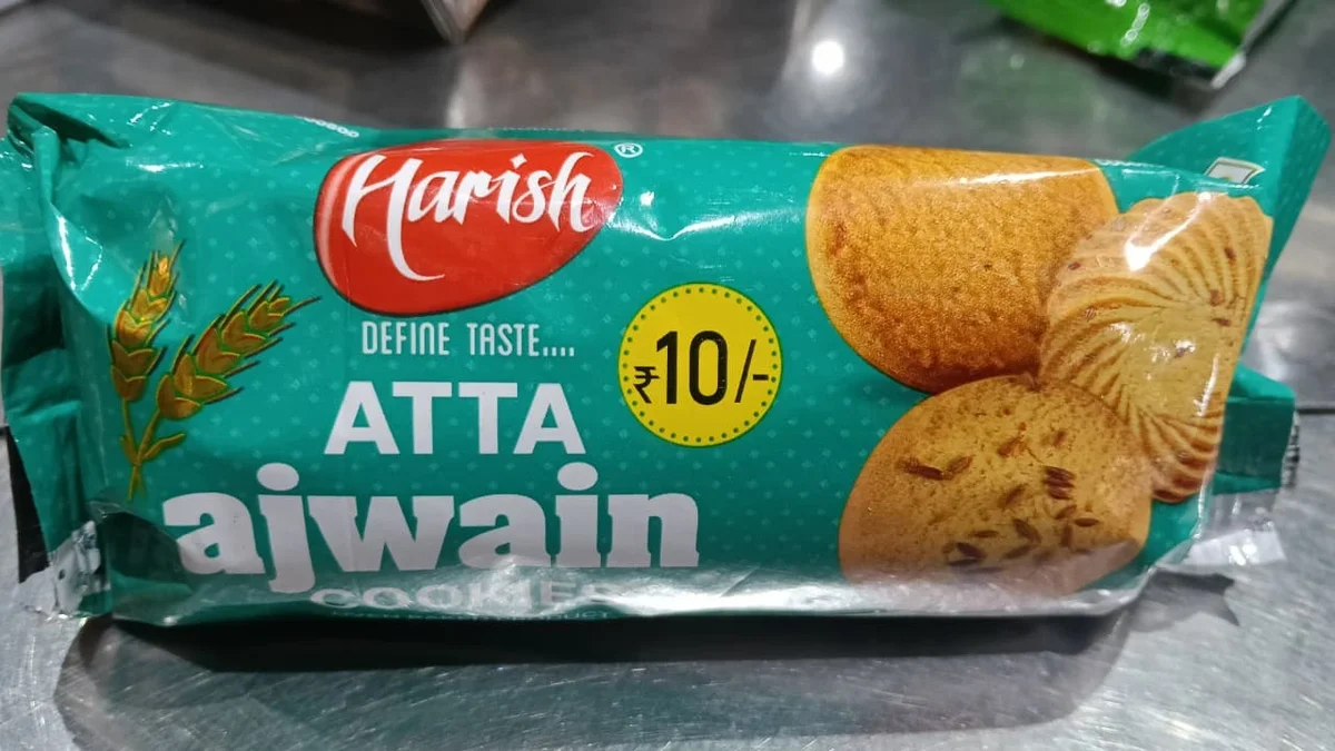    Harish Atta Ajwain Cookies 45g,With Jeera|Oven Baked Product