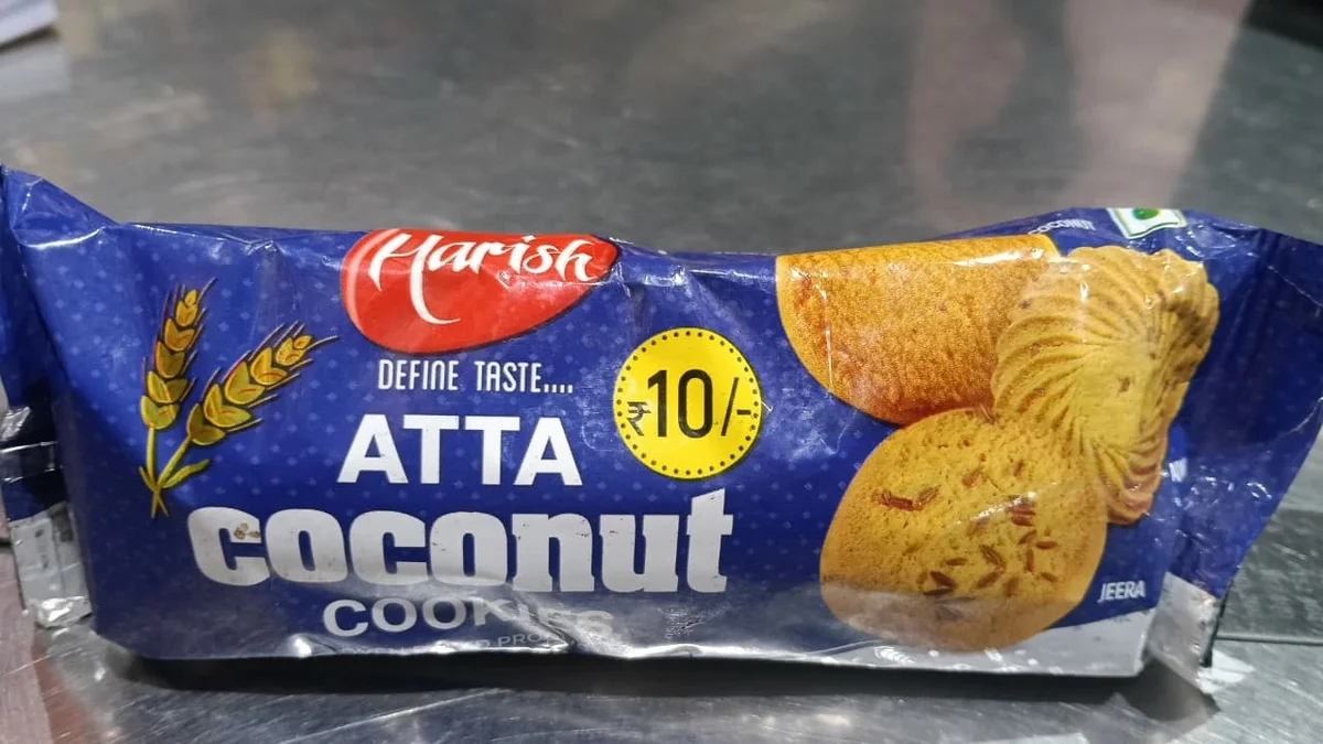 Harish Atta Coconut Cookies 45g with Jeera Oven Baked Product