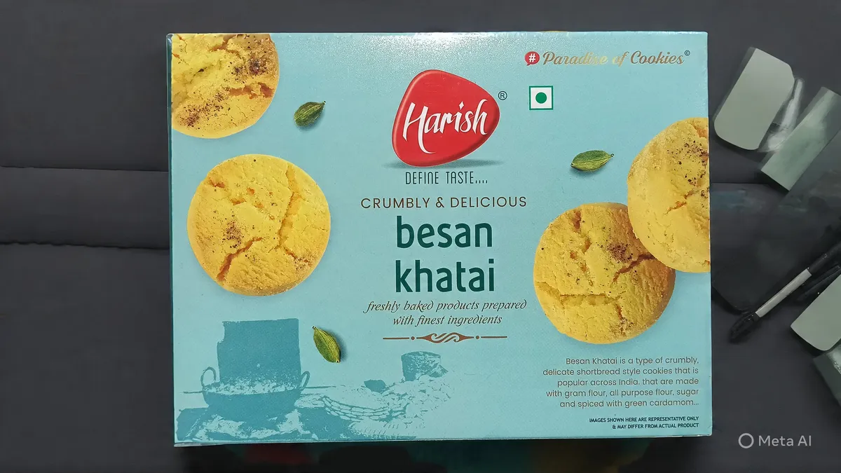 Harish Besan Khatai 300gm, Define Taste Crumbly & Delicious Besan