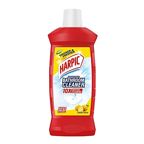 Harpic Disinfectant Bathroom Cleaner Lemon Fresh 1 L