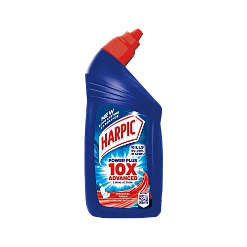   Harpic Power Plus 10x Total clean Orignal Fresh  Liquid - Toilet Claeaner, 900 ml image 2