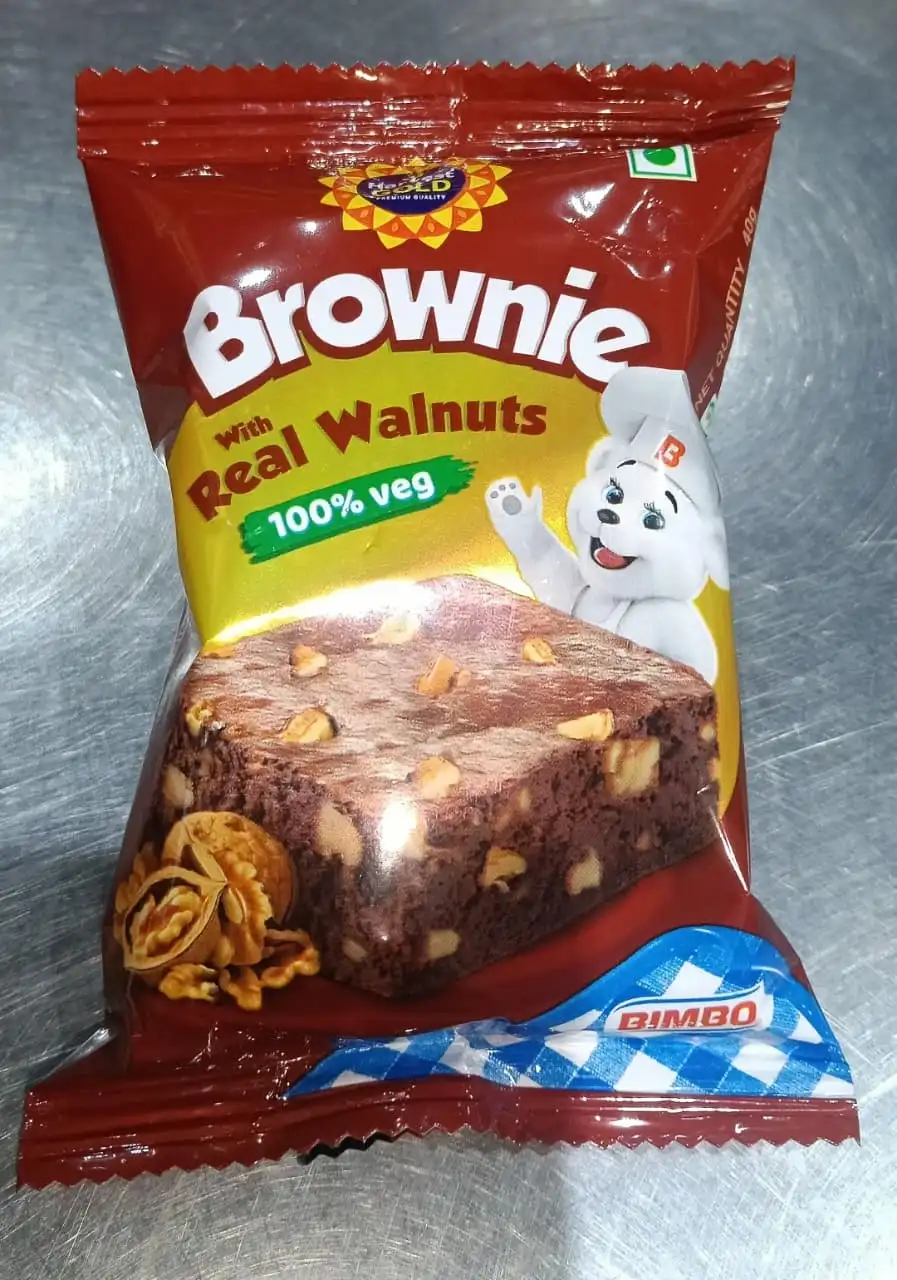 Harvest Gold Walnut Brownie, 40g