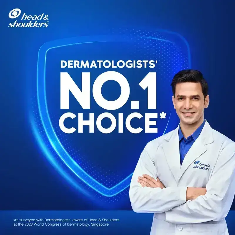 Head & Shoulders , Anti Dandruff Shampoo, Anti Hairfall, 180 ML image 7