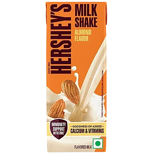 Hershey's Almond Milkshake, a delicious and calcium-enriched beverage