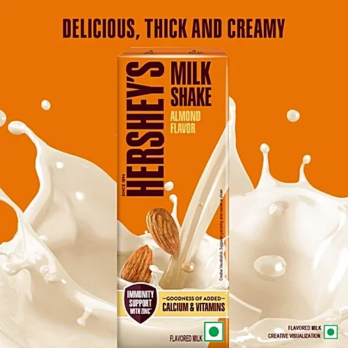 HERSHEY’s Almond Milkshake | Delicious & Calcium Enriched Beverage image 4