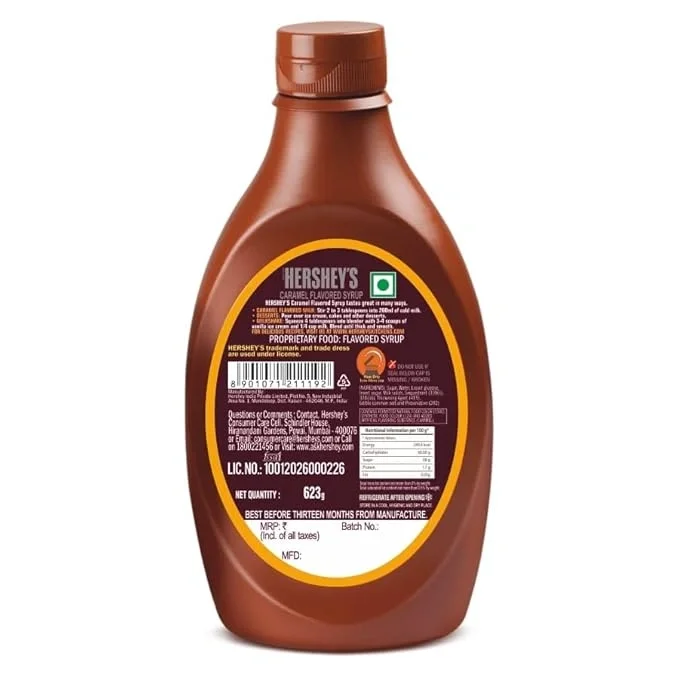  Hershey's Caramel Flavored Syrup | Delicious Caramel Flavor | 600 Gm Bottle image 3