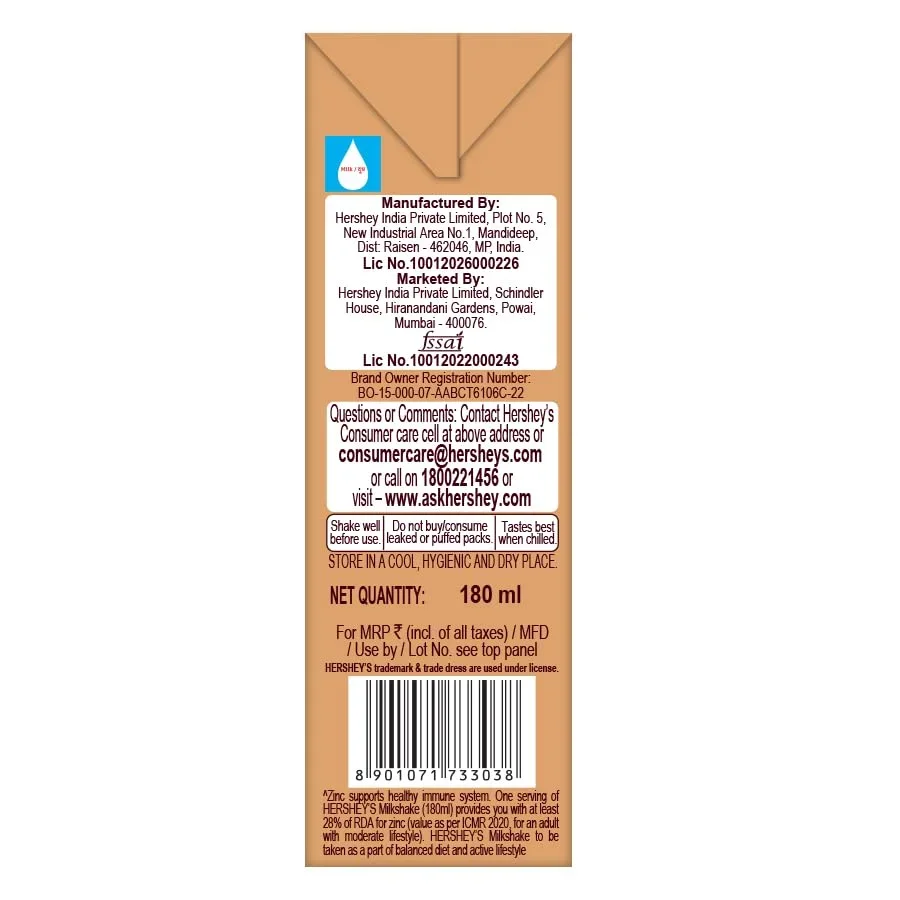  HERSHEY'S Liquid Milkshake Coffee Mocha Flavor 180 Ml image 3