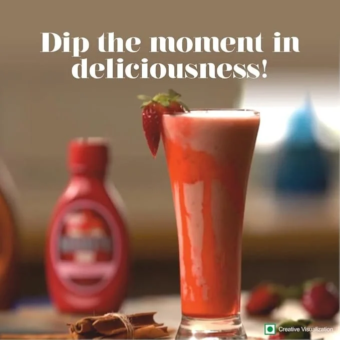  HERSHEY's Strawberry Flavored Syrup| Delicious Strawberry Flavor,Liquid| 200G/180G Bottle image 5