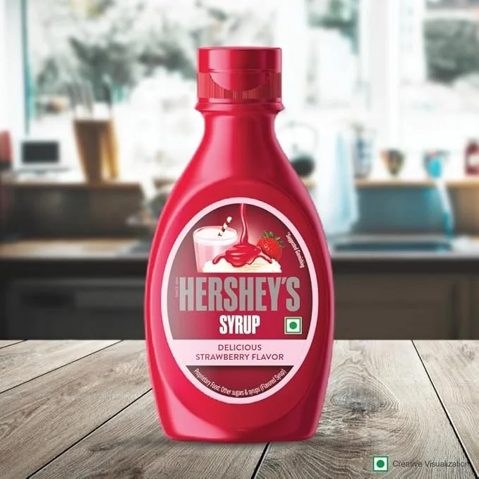  HERSHEY's Strawberry Flavored Syrup| Delicious Strawberry Flavor,Liquid| 200G/180G Bottle image 3