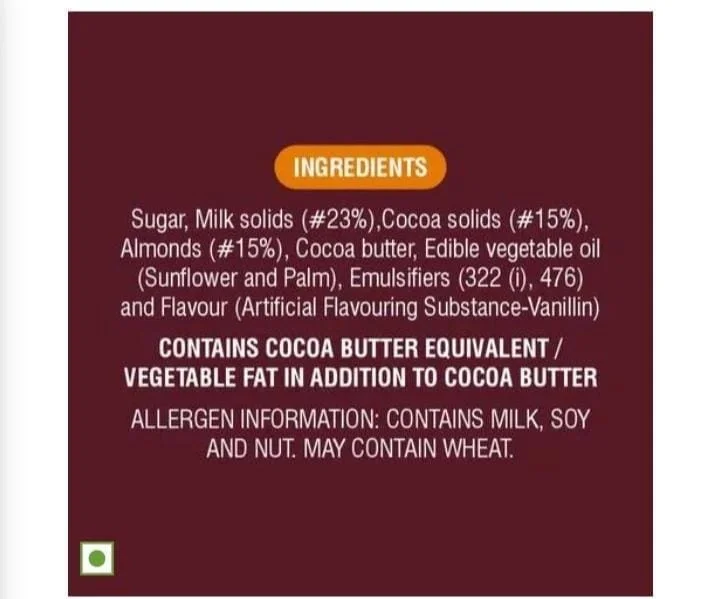  Hershey's Whole Almonds Chocolate Bar, 40 g image 3