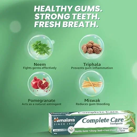 Himalaya Herbals Complete Care Toothpaste, 80g image 4