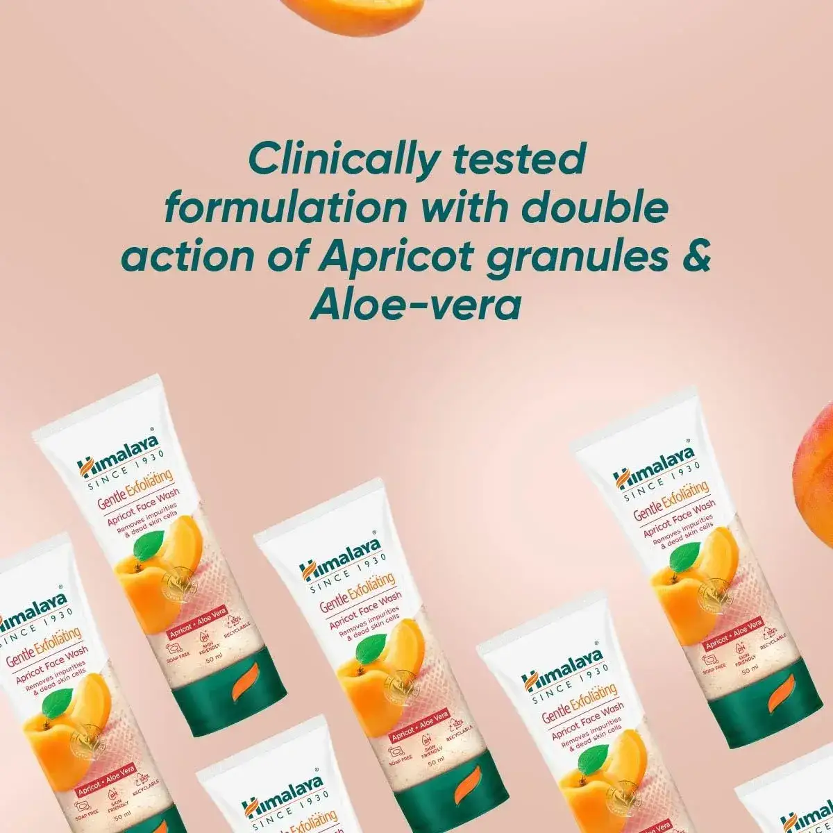 Himalaya Gentle Exfoliating Apricot Face Wash, 100 ml image 6