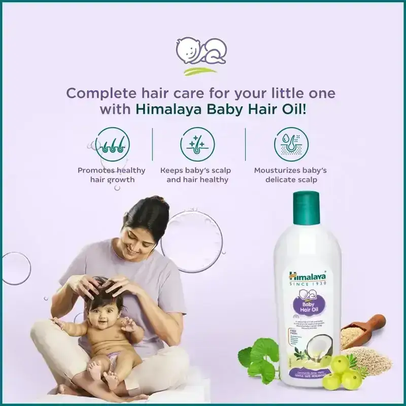 Himalaya Baby Hair Oil,100ml image 7