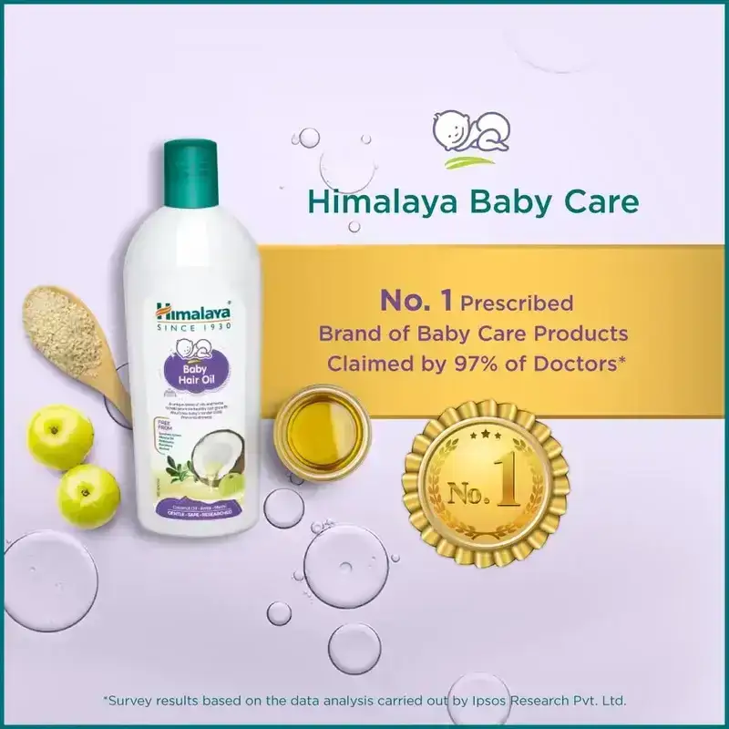 Himalaya Baby Hair Oil,100ml image 8
