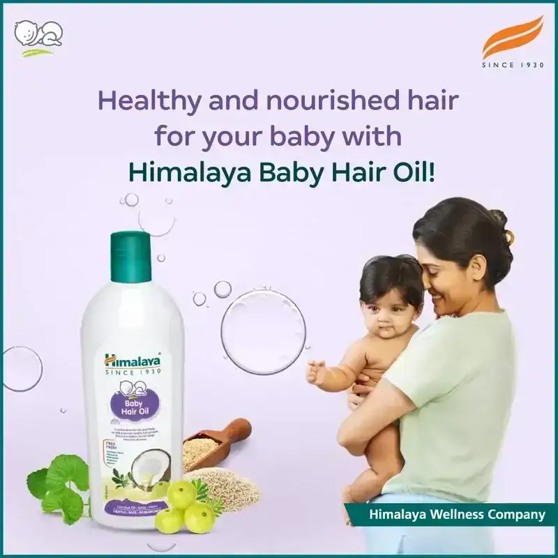 Himalaya, Baby Hair Oil, 200 ml image 9