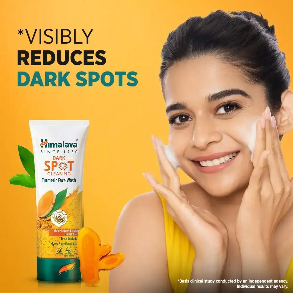 Himalaya Dark Spot Clearing Turmeric Face Wash, 100ml image 6