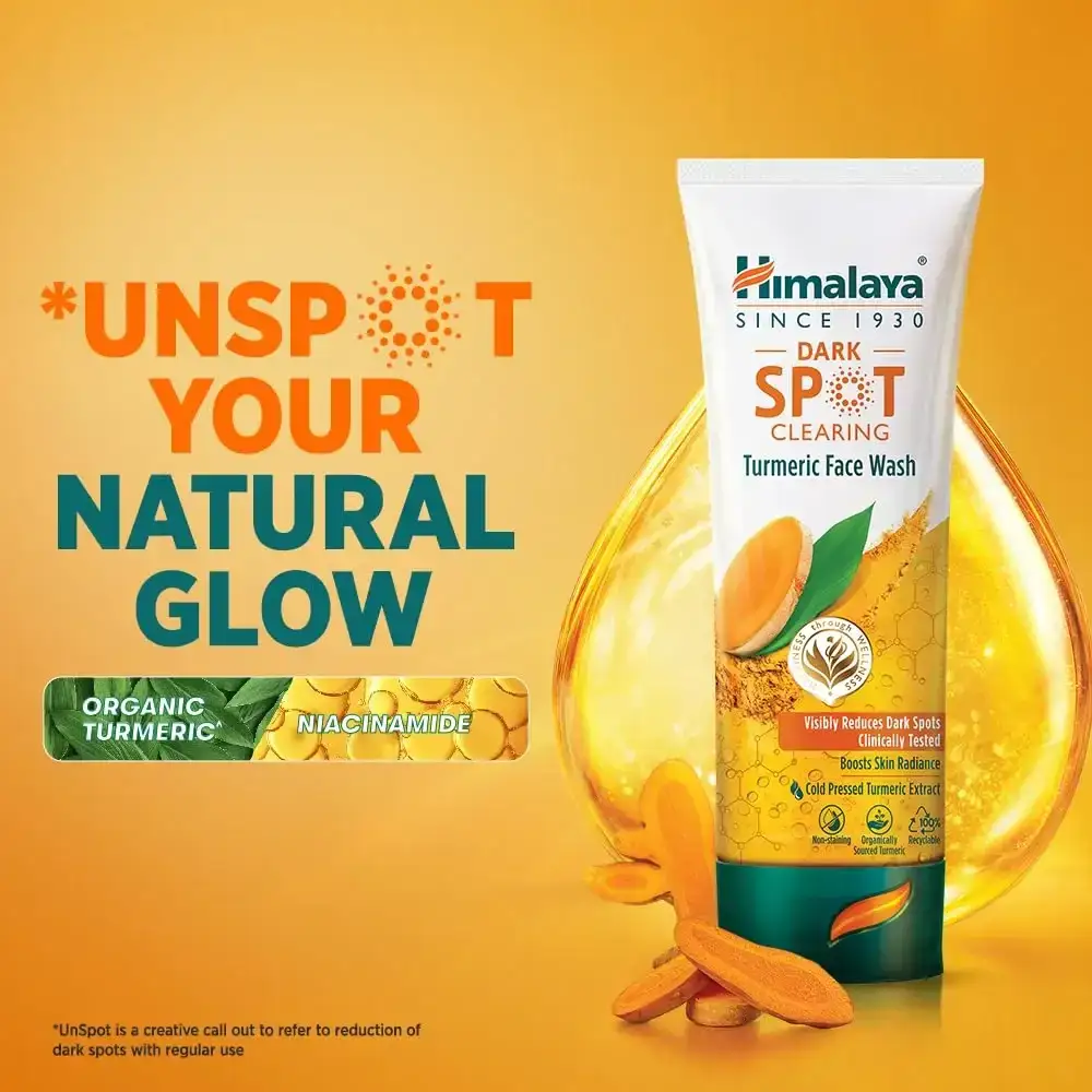 Himalaya Dark Spot Clearing Turmeric Face Wash, 100ml image 8
