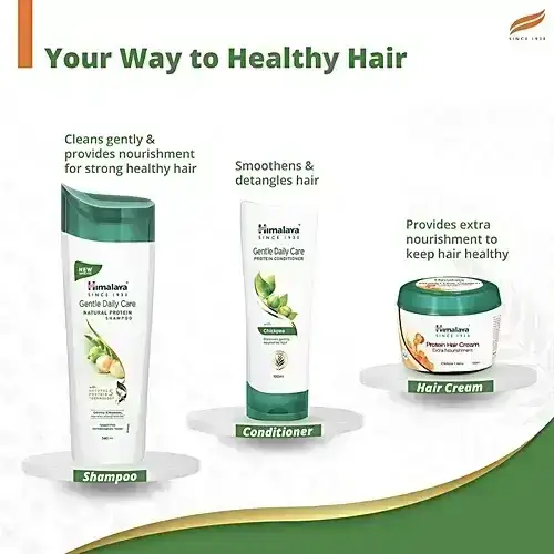 Himalaya, Gentle Daily Care Natural Protein Shampoo, 180 ml image 6
