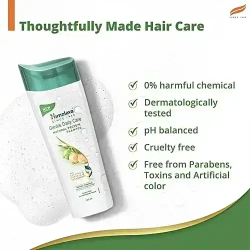 Himalaya, Gentle Daily Care Natural Protein Shampoo, 180 ml image 7