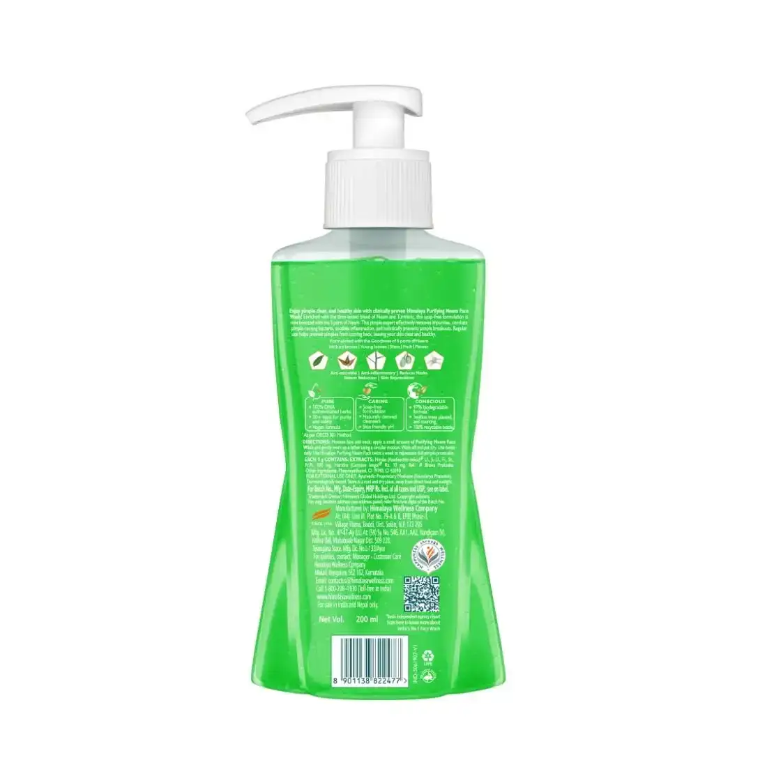 Himalaya Purifying Neem Face Wash 200ml (Buy 1 Get 1 Free) image 2