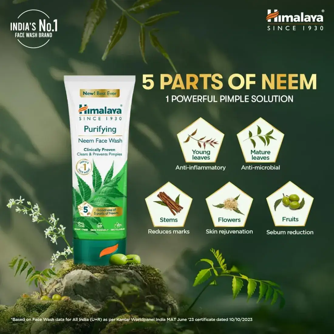 Himalaya Purifying Neem Face Wash, 100ml image 10