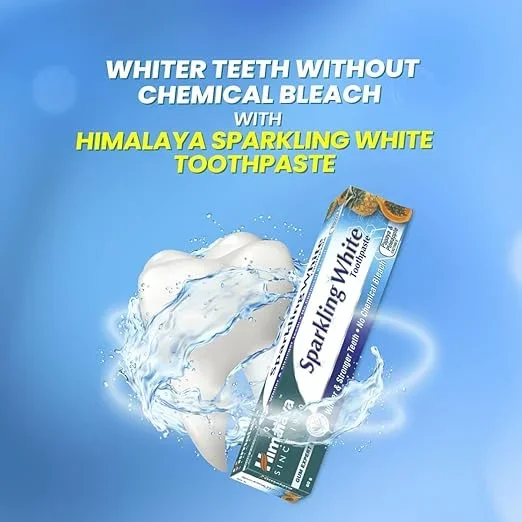 Himalaya Herbals Sparkling Whitening Toothpaste 150g image 5