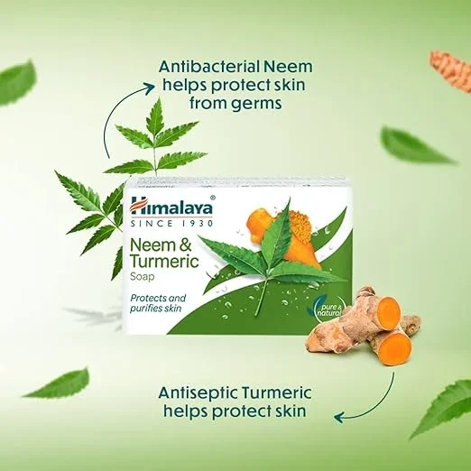 Himalaya Herbals Neem and Turmeric Soap, 125g, Buy 4 Get 1 Free                   image 6
