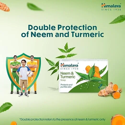 Himalaya Herbals Neem and Turmeric Soap, 125g, Buy 4 Get 1 Free                   image 8