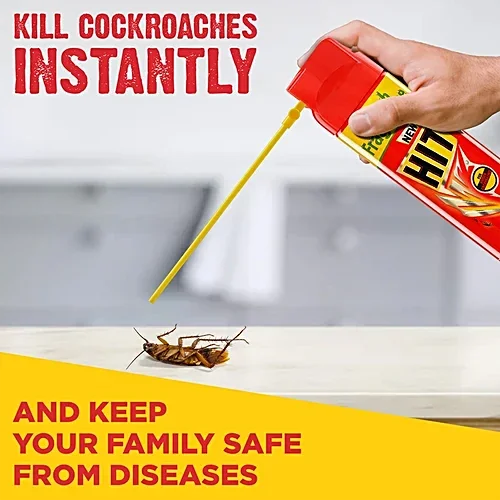  HIT Cockroach Killer Fresh Fragrance Spray, 625 ml image 3