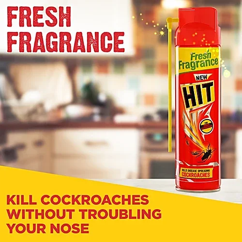  HIT Cockroach Killer Fresh Fragrance Spray, 625 ml image 5