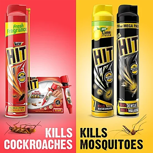  HIT Cockroach Killer Fresh Fragrance Spray, 625 ml image 7