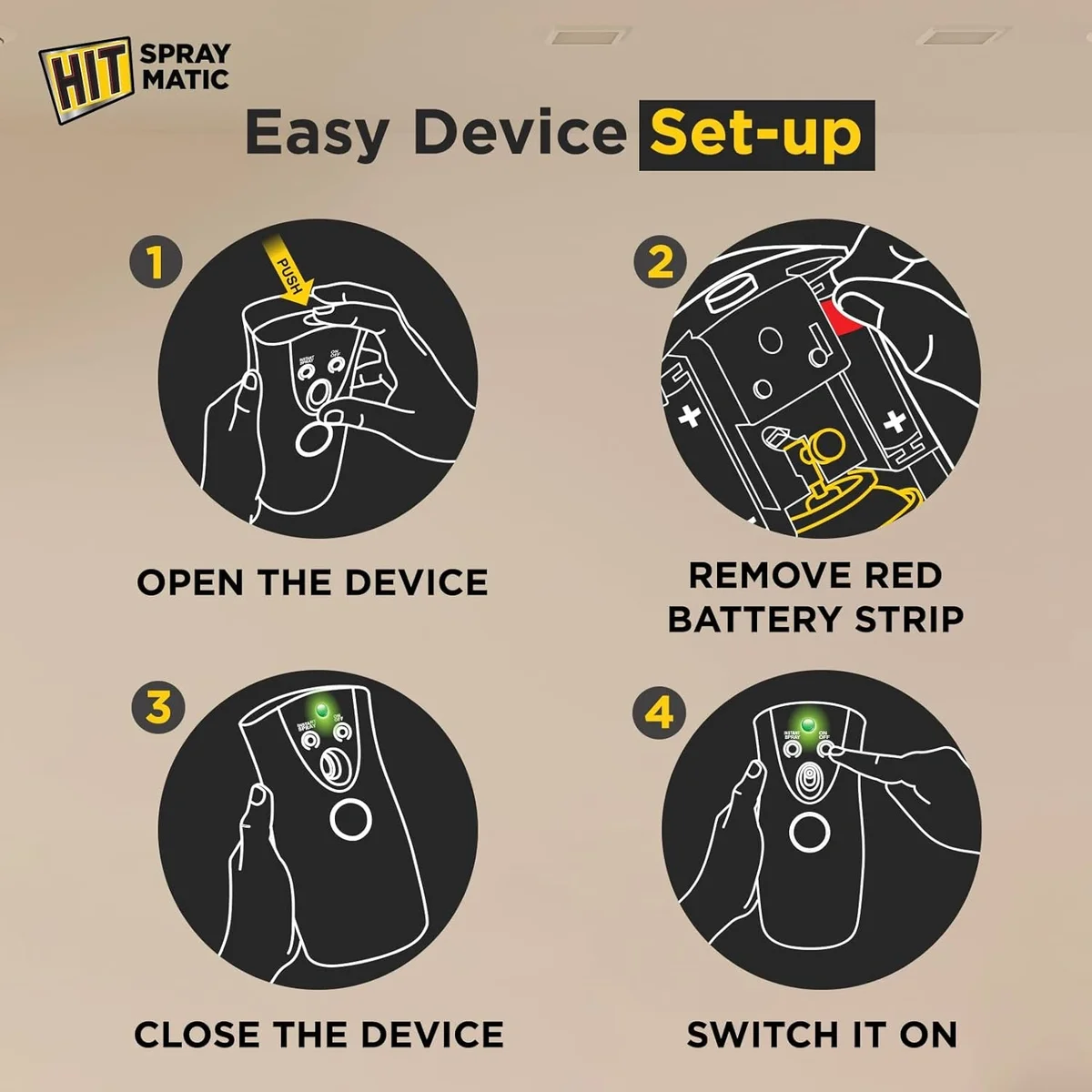  HIT Spray Matic Mosquito Repellent Dispenser Machine + 1 Refill  | Refill Lasts Up to 2 Months image 8