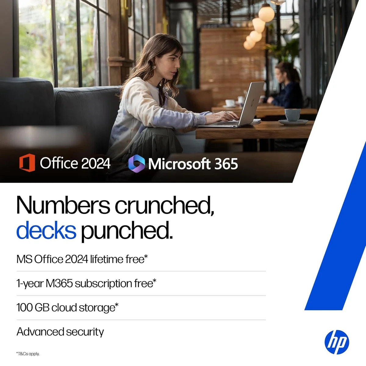 HP 14, Intel Core Ultra 5 125H, 24GB DDR5, 1TB SSD, 14''/35.6cm, FHD, Micro-Edge, Anti-Glare, Win 11 Home, Microsoft 365* Office 24, Silver, 1.4kg, ep1180TU, FHD Camera, Backlit Laptop image 10