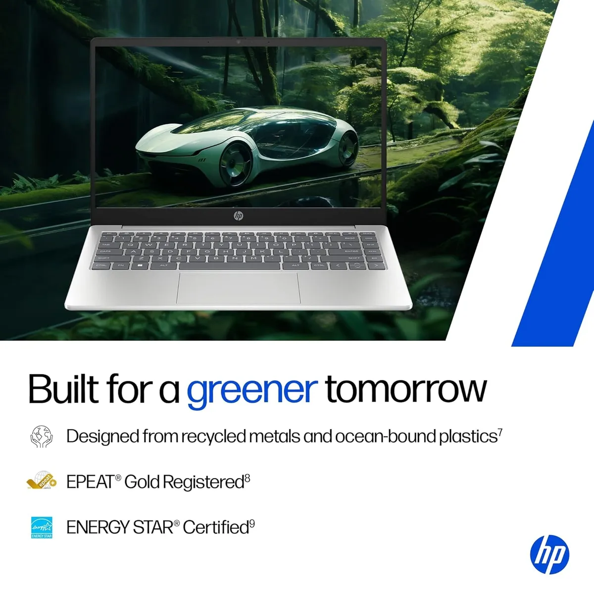 HP 14, Intel Core Ultra 5 125H, 24GB DDR5, 1TB SSD, 14''/35.6cm, FHD, Micro-Edge, Anti-Glare, Win 11 Home, Microsoft 365* Office 24, Silver, 1.4kg, ep1180TU, FHD Camera, Backlit Laptop image 12