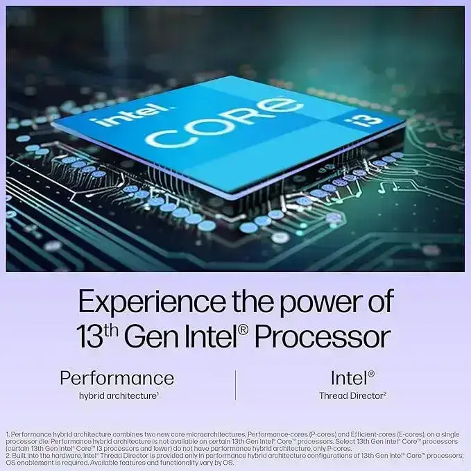 HP 15, 13th Gen Intel Core i3-1315U (12GB DDR4, 512GB SSD) FHD, Anti-Glare, Micro-Edge, 15.6''/39.6cm, Win11, M365 Basic(1yr)* Office24, Silver, 1.59kg, fd0573TU, FHD Camera w/Shutter Laptop image 4