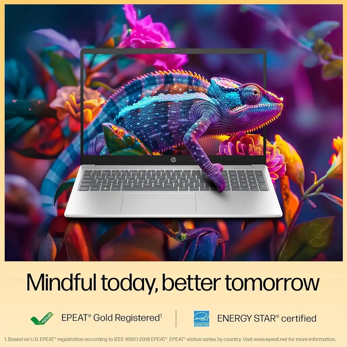 HP 15 Laptop, AMD Ryzen 7-5825U, 16GB DDR4 Ram, 512GB SSD, Win 11 Home, Office Home & Student 2024, Microsoft 365,15.6, Silver, 1.59kg, Backlit Keyboard, FHD Camera, Radeon Graphics, FC0533AU image 2