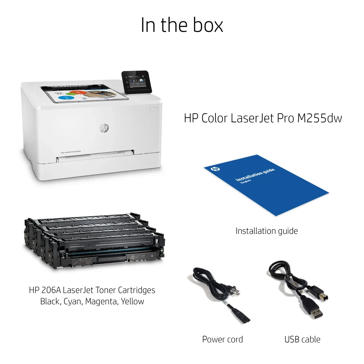 HP Color LaserJet Pro M255dw Wireless Color Laser Printer image 8